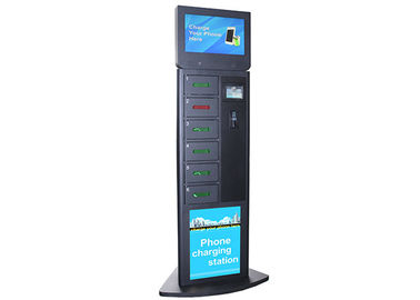 6 a fixé les kiosques de remplissage de téléphone portable électronique de casiers pour la station d'aéroport/train/gare routière