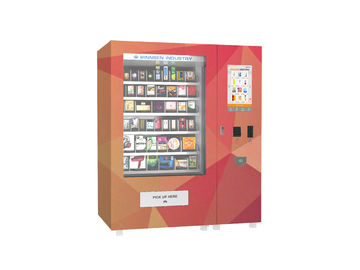 Le distributeur automatique combiné de nourriture a adapté la couleur aux besoins du client pour la station d'école/train