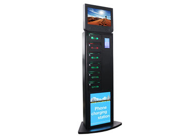 6 a fixé les kiosques de remplissage de téléphone portable électronique de casiers pour la station d'aéroport/train/gare routière