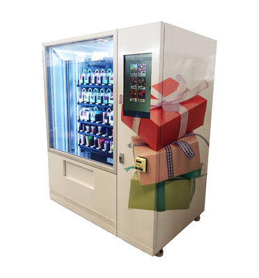 Option d'intérieur combinée de paiement de Non-contact d'écran tactile de distributeur automatique de bouteille en verre de légumes de salade grande